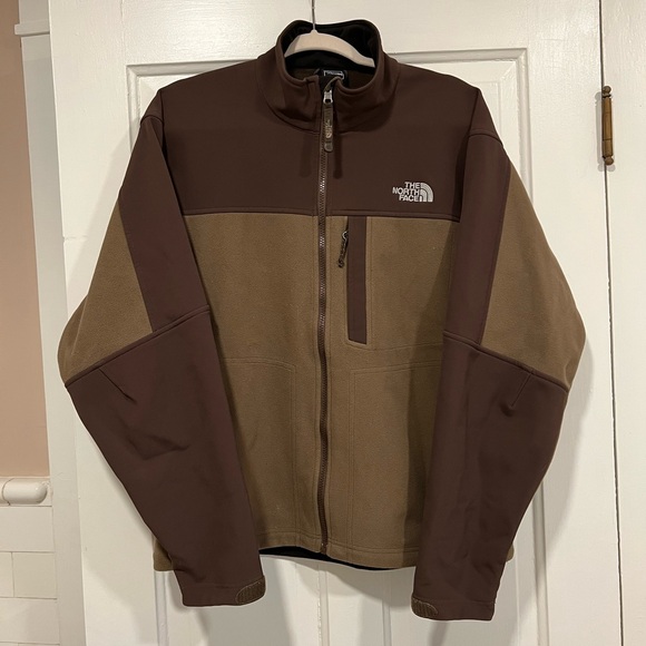 The North Face Other - Men’s North Face medium wind stopper full zip brown fleece